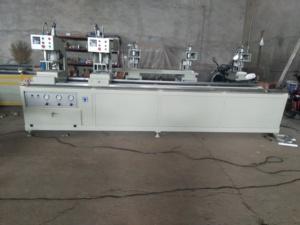Máquina de Soldadura de Aluminio de Dos Cabezas 380V, Equipo de Alta Rigidez para Fabricación de Puertas y Ventanas de PVC - Product Image 3