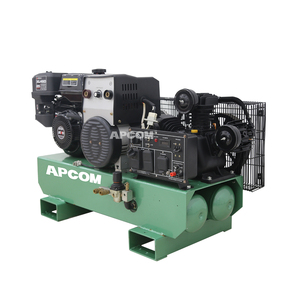 เครื่องกำเนิดไฟฟ้าแบบพกพาขนาด 10KVA ใช้เชื้อเพลิงเบนซิน พร้อมเครื่องอัดอากาศและเครื่องเชื่อมในตัว  กำลังลม 250 ลิตร/นาที ระบบระบายความร้อนด้วยอากาศ - Product Image 3