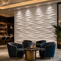 Panel de Pared 3D de PVC con Patrón en Relieve, Decoración de Lujo para Hoteles, Bares y Restaurantes WYRAX