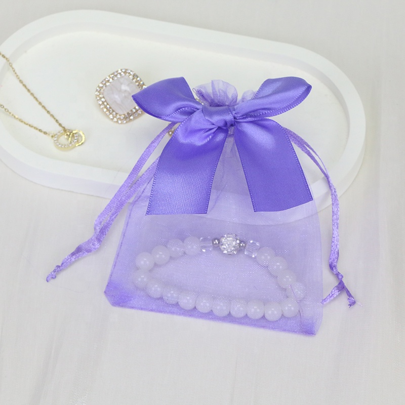 organza bags custom logo
