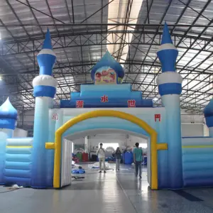 Kommerzieller Marine Amusement Park aufblasbare große Tür Grand Entrance Haupteingang