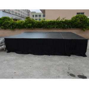 Escenario Portátil para Ceremonias al Aire Libre con Altura Ajustable, Construcción Modular de Aluminio, Fácil Montaje y Superficie Antideslizante - Product Image 4