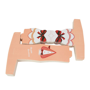 Cajas de Regalo de Papel Pequeñas de Color <span class=keywords><strong>Rosa</strong></span> para Novios, Decoración para Despedida de Soltera, Cajas de Recuerdos para Vestidos y Trajes de Etiqueta con Azúcar - Product Image 5