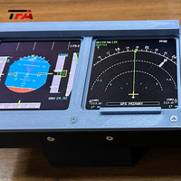 Pantalla de Instrumentos de Vuelo Simulada para Cabina de Airbus A320, de Aluminio TFA, para Interiores, Venta Directa de Fábrica OEM
