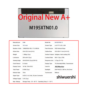 Layar LCD Grosir Original A+ 19.5" LM195WD1 TLC1 TLA2 TJBA TLA1 G200HJJ EN1 EN2 M195XTN01.0 MV195EGM N10 M195FGK L30 REV.C2 - Product Image 5