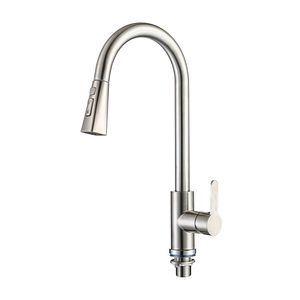 Grifo de Cocina de Acero Inoxidable 304, <span class=keywords><strong>4</strong></span> Modos de Rociado, Alemán, Giratorio 360 Grados, Flexible y Extraíble - Product Image 1