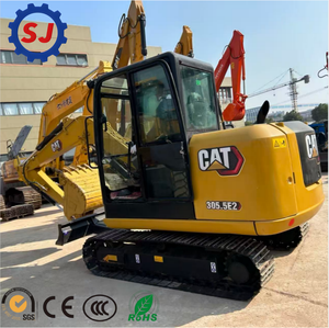 รถขุดมือสองคุณภาพสูง รุ่น Mini Cat305.5e2 พร้อมใบมีดดันดิน สำหรับงานดินดิบ รถขุดตีนตะขาบมือสอง Cat 305.5 305.5e 305.5e2 - Product Image 2