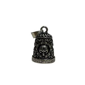 Porte-clés en acier inoxydable gravé, style vintage, avec clochette de moto, personnalisé pour Harley, pour le commerce extérieur - Product Image 3