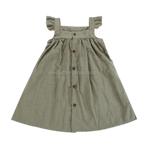 Robe à rayures pour petites filles, motif floral, style bohème, tenue d'été - Product Image 6