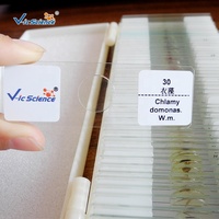 15Pcs Glass Prepared Biology Microscope Slides Specimen Set Lab Tool for Student Experiment Teaching