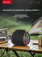 Enceinte portable sans fil Bluetooth 8W avec subwoofers professionnels pour une sonorisation de fête, son HD, étanche IPX6, enceintes intelligentes