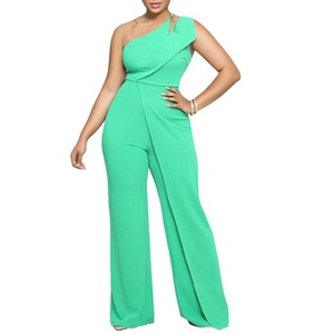 Combinaison droite sexy sans manches à une épaule et taille haute pour femme – Tendance - Product Image 2