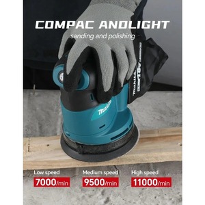   <span class=keywords><strong>Ponceuse</strong></span> orbitale aléatoire <span class=keywords><strong>sans</strong></span> <span class=keywords><strong>fil</strong></span> 18V DBO180Z pour le travail du bois, le detailing automobile, le polissage - Product Image 4
