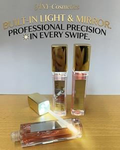 Vegan Liquid <b>Lip</b> Gloss with LED Light and Mirror - Product Image 4