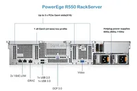 Tout nouveau pour serveur Rack Dell PowerEdge R550 2U avec deux processeurs évolutifs Intel Xeon mémoire DDR4 et SSD dur R650 R760 Stock