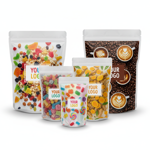 Transparent Window Stand Up Pouch To Showcase Product Like Candy And Snacks - Product Image 6