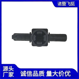 Airship Renault 93198547 Automotive Fuel Line <b>Quick</b> <b>Connector</b> Two Way Plastic Black For Nylon Tube - Product Image 3
