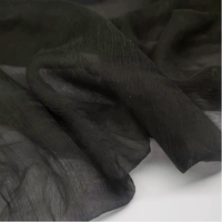 Tissu en Georgette de Soie Froissée Unie de 6 mm pour Robe et Foulard Fluides et Respirants – Tissu de Mode