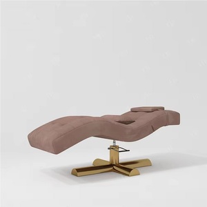 Win Custom Treatment Modern Luxury Facial Massage Spa Reclining <b>Foldable</b> Eyelash <b>Mattress</b> PU Leather Backrest Beauty Lash Bed - Product Image 2