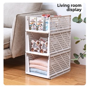 <span class=keywords><strong>Étagère</strong></span> de rangement pliable en plastique blanc à tiroirs, idéale pour chambre et placard, organisateur de rangement, séparateur de rangement - Prix de gros - Product Image 5