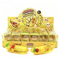 Jouet à presser géant en forme de banane, en matériau doux type vaseline, jouet sensoriel anti-stress et de décompression, cadeau pour enfants