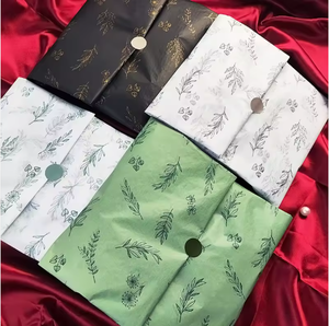 Papel de Regalo con Diseño Botánico, Papel Especial de Doble Cara Recubierto para Manualidades y Empaque de Regalos - Product Image 4