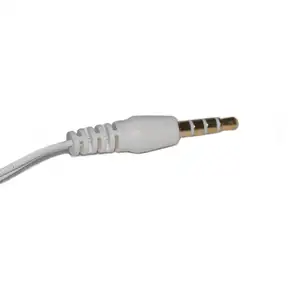 Customized White 1m 3.5mm Male To Open Audio And Video Cable