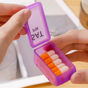 Organizador de Pastillas Semanal Promocional con Compartimento Grande, Apto para Artritis, Estuche de Viaje para 7 Días, para el Hogar - Product Image 4