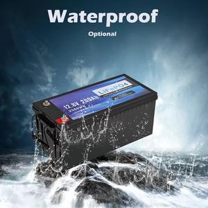 Batterie LiFePO4 12V 200Ah, BMS 100A Max, batterie au lithium 2560Wh avec charge rapide pour système d'énergie solaire, camping - Product Image 4
