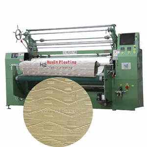 Manufacturer Changzhou HuaEn Factory Flat Vertical Loom HE-217-T Princess Pleater Fapric Pleating Machine Price