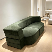 Samt-Cord Vakuumkomprimiertes Schlafsofa mit Hochdichtem Schwamm, Faltbare Couch für Apartment, Hotel, Schlafzimmer, Wohnbereich