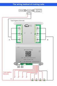 Placa de Protección de Batería de Litio JK BMS PCBA 3S-8S con Balance Activo y Monitoreo Inteligente para Baterías de Bicicletas Eléctricas - Product Image 4