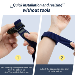 Correa Deportiva Trali Loop de Nailon Personalizada para Reloj Garmin Fenix 8 47mm 43mm 51mm/7X Pro/7X 20mm 22mm 26mm, Correa Elástica Trenzada - Product Image 2