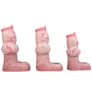 Manchon de pénis FAAK Big Girth, préservatif épais avec anneau anti-chute, jouets sexuels pour couples, stimulation, amélioration sexuelle pour hommes - Product Image 6