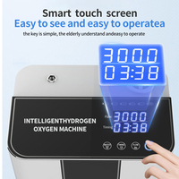 Machine d'inhalation d'hydrogène à grand débit de type pulsé 3000 ml, machine respiratoire oxy-hydrogène de qualité médicale pour la santé personnelle