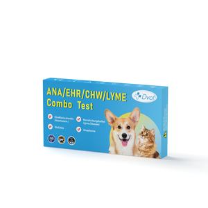 애완 동물 고양이/개 사용을위한 DVOT 수의사 EHR 아나 라임 Chw Anaplasma 하트 웜 급속 콤보 테스트 키트 - Product Image 4