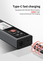 Niveau laser portatif, outil de mesure, télémètre laser 131 pieds, outil de mesure laser pour le bricolage et les améliorations domestiques