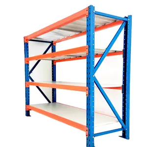 Industrial Warehouse Store Home Garage Shelving Metal Frame 5 Layer Tier Sheet Storage Shelf Rack