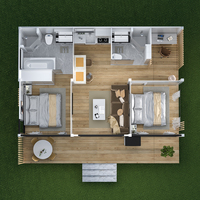Prix bas mini maison Pliable Petite Maison 20 pieds 40 pieds Préfabriqué Conteneur Maison vivant à vendre