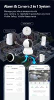 Tuya IOT Linkage Alarm Security Camera System 1080P WiFi Pan-Tilt Night Vision Door/PIR Sensors Smoke Alarm Home Smart Safety