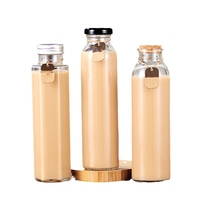 Vente en gros 100ML 250ML 375ML 500ML Bouteilles vides en verre pour boisson au jus de fruits au lait