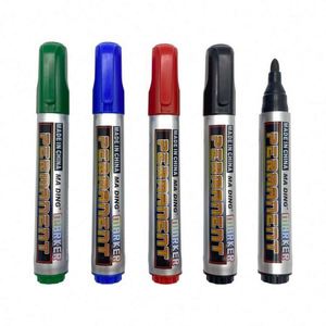 Marqueur permanent personnalisé avec logo d'entreprise, pointe ronde, 30 couleurs, encre à séchage rapide, matériau plastique - Product Image 2