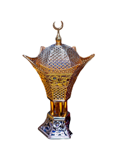 เตาเผาถ่านรูปทรงอู๊ดแบบอาหรับ ทำจากทองเหลือง สำหรับเผาบาคูร์ ตกแต่งบ้าน กลิ่นหอมอโรม่า กำลังเป็นที่นิยม - Product Image 3