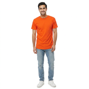 T-shirt personnalisé avec logo, poids lourd, 165 g/m², tissu en coton doux, manches courtes, pour la marque - Product Image 1