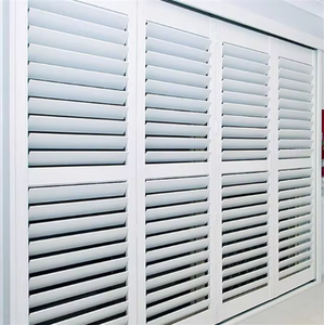 Volets en PVC modernes et durables pour hôtels et résidences, étanches, à ouverture horizontale, lames en plastique - Product Image 1