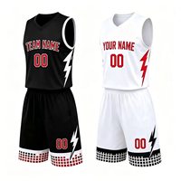 Ropa Deportiva de Baloncesto Personalizable con Estampado, Uniforme de Baloncesto Transpirable y de Secado Rápido, Adecuado para Equipos de Baloncesto