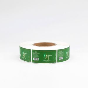 Custom Self-Adhesive Paper Labels Rectangular Offset Silkscreen Printed With Barcode For Food Packaging - Product Image 6