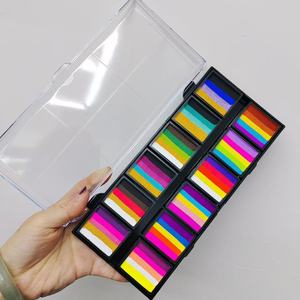 Profesional personalizado 12 colores a base de agua Split pastel paleta <span class=keywords><strong>pintura</strong></span> y Arco Iris cara <span class=keywords><strong>pintura</strong></span> fácil de lavar <span class=keywords><strong>pintura</strong></span> corporal - Product Image 5
