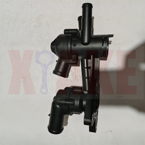 Conjunto de carcasa de termostato de refrigerante doble de piezas de repuesto para Polo 1,4/1.6L 2010 -- <span class=keywords><strong>2022</strong></span> <span class=keywords><strong>Fabia</strong></span> 2009-2014 03C121111AM 03C 121 111 AM - Product Image 3