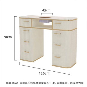 <b>Nail</b> Art Table Salon Manicure Table Workstation <b>Nail</b> Table With Dust Collector Beauty Salon Spa Manicurist Workbench - Product Image 6